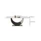 Glam Dining Table Set with Chrome Metal Base 1/4/5/7 Pieces White Dinette Set for Home Clearhalo 'Dining Room Sets' 'Dining Tables & Seating' 'dining_room_set' 'furn' 'furn_dining_room_set' 'Furniture' 'Kitchen & Dining Furniture' 1200x1200_713e502a-64a0-4e23-be0f-d37563286c97