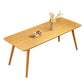 Juego de comedor moderno 1/4/5/6/7 PCS Mesa de comedor de madera maciza rectángulo y sillas sin brazos
