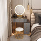 Glam Wood maquillador tocador de tocador escritorio de tocador de maquillaje con cajón