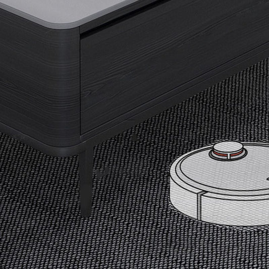 Mesa de café de cóctel de pizarra rectangular 4 patas de café con cajón