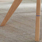 Modern Solid Wood Dining Table White Rectangular Top with Solid Wood Legs