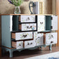 Industrial Painted Accent Cabinet with Drawers Solid Wood Chest Clearhalo 'Cabinets & Chests' 'cabinets_chests' 'furn' 'furn_cabinets_chests' 'Furniture' 'Living Room Furniture' 1200x1200_7149ad6d-7678-40b6-82de-cbe1dba1f7ab
