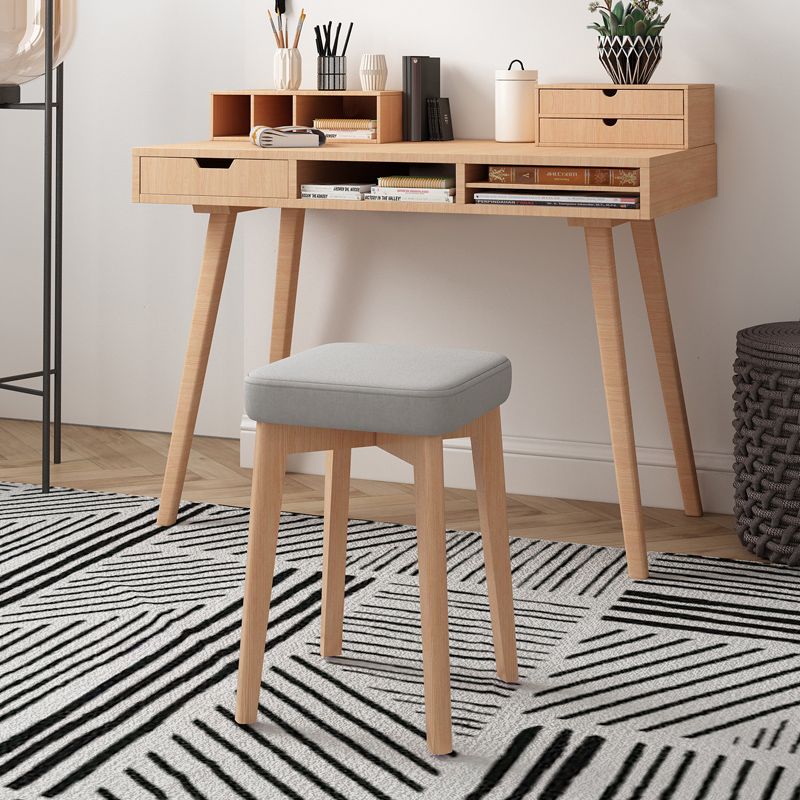 Indoor Cotton Ottoman Tear Resistant with Four Legs Cube Ottoman Square Modern Clearhalo 'furn' 'furn_ottomans_poufs' 'Furniture' 'Living Room Furniture' 'Ottomans & Poufs' 'ottomans_poufs' 1200x1200_714d7ed6-a274-48f8-91a6-d866125d1ed7