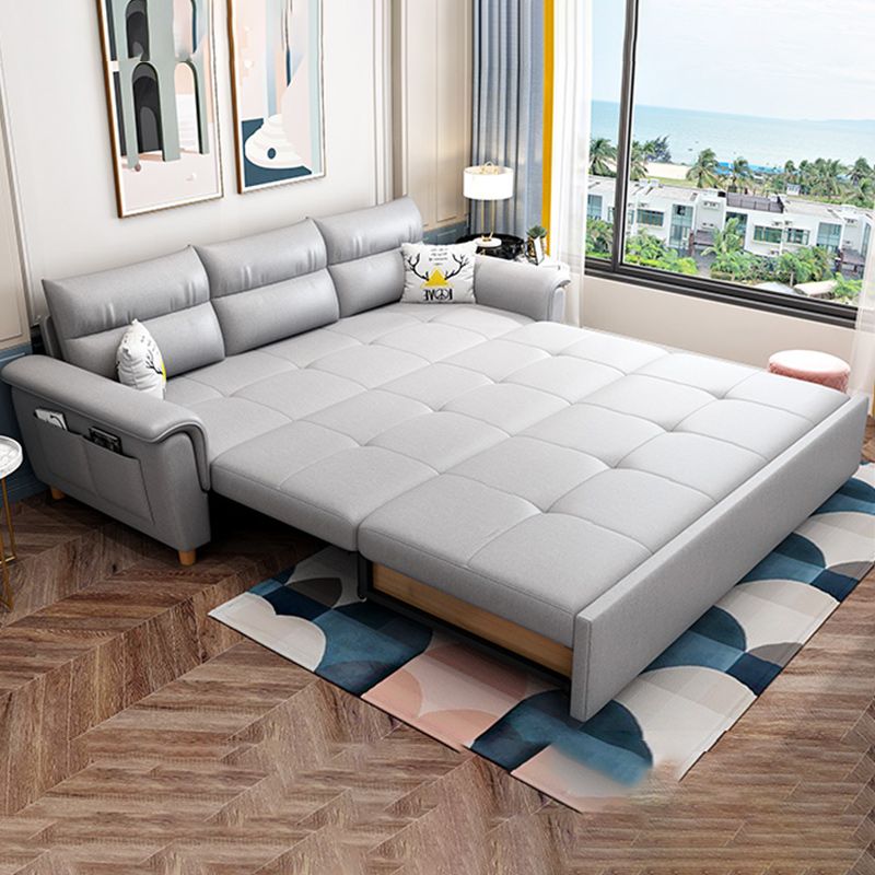 33 "divano dormiente ampio contemporaneo futon grigio divano.