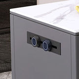 Maison de cuisine à manger table îlot d'îlot de cuisine rectangulaire moderne