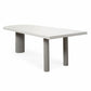 Free Form Minimalist Style Dining Table White Tone Fixed Table with 3 Legs Clearhalo ' dining_table' 'Dining Tables & Seating' 'Dining Tables' 'furn' 'furn_dining_table' 'Furniture' 'furniture_dining_table' 'Kitchen & Dining Furniture' 'kitchen&dining_furn' 'kitchen' 'kitchen_dining_table' 1200x1200_71527f61-852d-4d1c-999e-0fe4099832f5