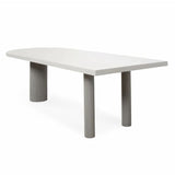 Free Form Minimalist Style Dining Table White Tone Fixed Table with 3 Legs Clearhalo ' dining_table' 'Dining Tables & Seating' 'Dining Tables' 'furn' 'furn_dining_table' 'Furniture' 'furniture_dining_table' 'Kitchen & Dining Furniture' 'kitchen&dining_furn' 'kitchen' 'kitchen_dining_table' 1200x1200_71527f61-852d-4d1c-999e-0fe4099832f5