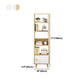 Scandinavian Manufactured Wood Standard Bookshelf Vertical Open Bookshelf with Door Clearhalo 'Bookcases' 'furn' 'furn_bookcases' 'Furniture' 'furniture_bookcases' 'kitchen' 'kitchen_bookcases' 'Living Room Furniture' 'Office Furniture' 1200x1200_71546045-fd68-4512-b206-7d00a995a7d7