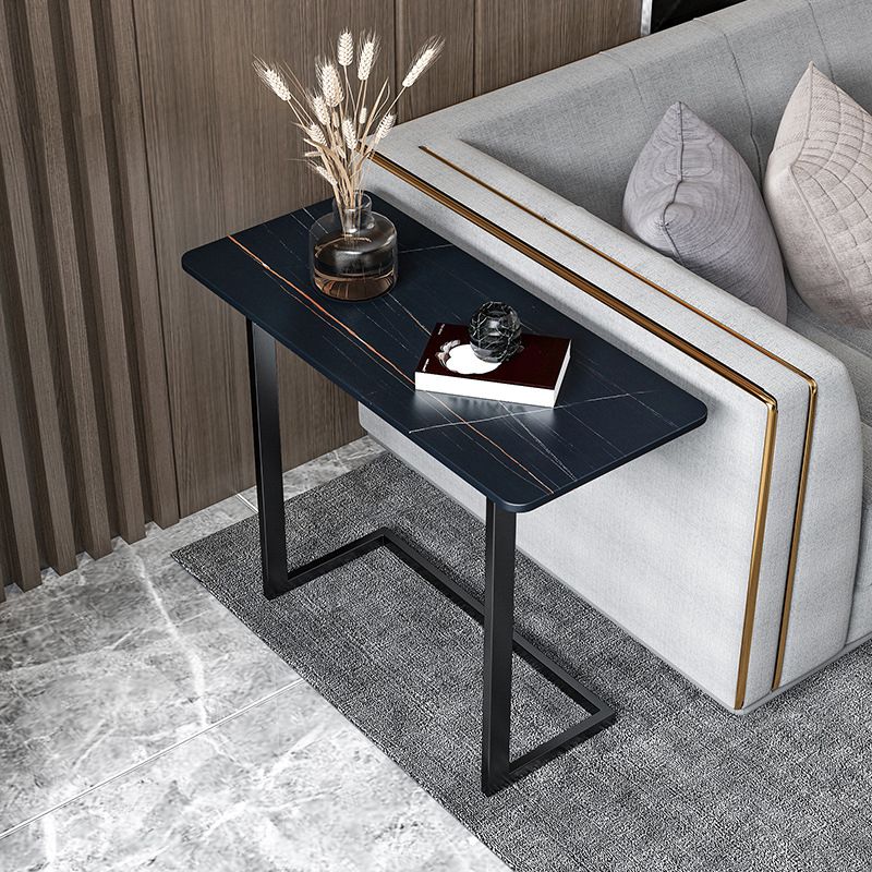 21,6 "rechteckige Schiefer -Top -Seitentisch Ironcraft C Endtabelle