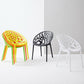 Scandinavian Plastic Dining Chair Cross Back Side Chair with 4 Legs for Home Use Clearhalo ' kitchen&dining_furn' 'Dining Chairs' 'Dining Tables & Seating' 'dining_chair' 'furn' 'furn_dining_chair' 'Furniture' 'furniture_dining_chair' 'Kitchen & Dining Furniture' 'kitchen' 1200x1200_7157f224-1224-48f6-a456-2cd632e947e9
