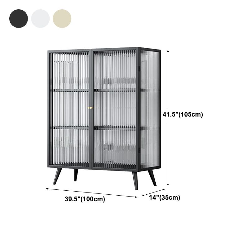 Armoire à butte de cuisine en acier armoire de serveur moderne avec stockage