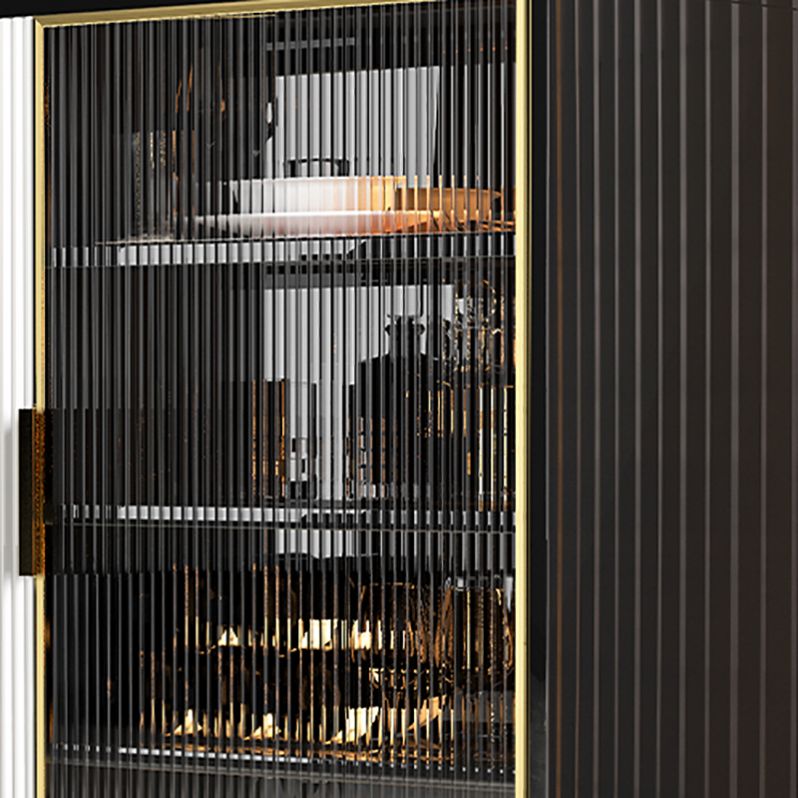 Stone contemporanee sideboard regolabili ripiani per sala da pranzo sideboard