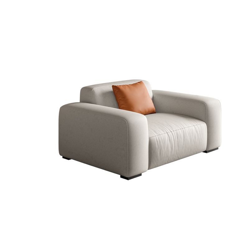 Stain-Resistant Faux Leather Standard Sofa Living Room Square Arm Settee Clearhalo 'furn' 'furn_sofas' 'Furniture' 'furniture_sofas' 'Living Room Furniture' 'Sofa' 'sofas' 1200x1200_715d6ca5-06b1-4136-aefc-d93a6aa6f7b6