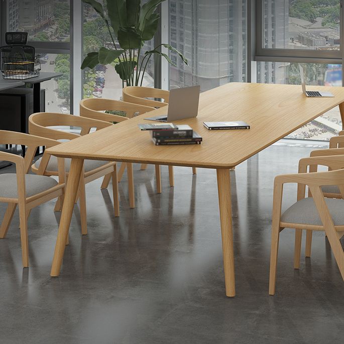 Glam Khaki Solid Wood Dining Table Standard Rectangle Shape Dining Table for Kitchen Clearhalo ' dining_table' 'Dining Tables & Seating' 'Dining Tables' 'furn' 'furn_dining_table' 'Furniture' 'furniture_dining_table' 'Kitchen & Dining Furniture' 'kitchen&dining_furn' 'kitchen' 'kitchen_dining_table' 1200x1200_715f22a3-f122-412c-953b-5c76a7ba659d
