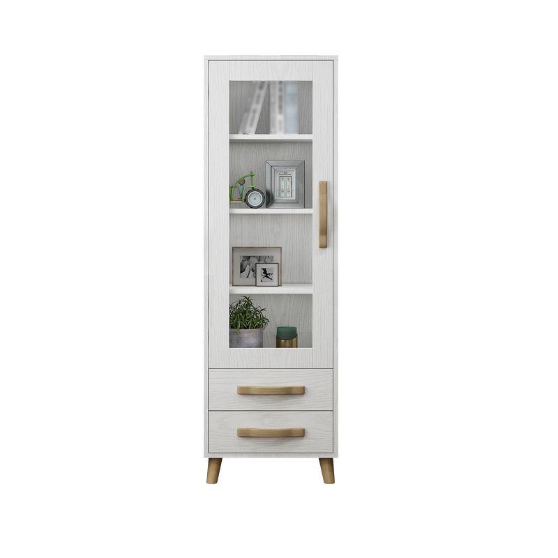 Contemporary Style Standard Bookcase Vertical Book Shelf with Drawer Storage Clearhalo 'Bookcases' 'furn' 'furn_bookcases' 'Furniture' 'furniture_bookcases' 'kitchen' 'kitchen_bookcases' 'Living Room Furniture' 'Office Furniture' 1200x1200_7160783f-83d6-4495-9d51-51eeb9435624