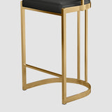 Glam Jewelry Shop Footrest Stool Matte Finish PU Leather Barstool Clearhalo 'Bar Furniture' 'Bar Stools' 'bar_stools' 'furn' 'furn_bar_stools' 'Furniture' 'furniture_bar_stools' 'Kitchen & Dining Furniture' 1200x1200_71645e0f-9280-4b6c-86d9-00987279298e