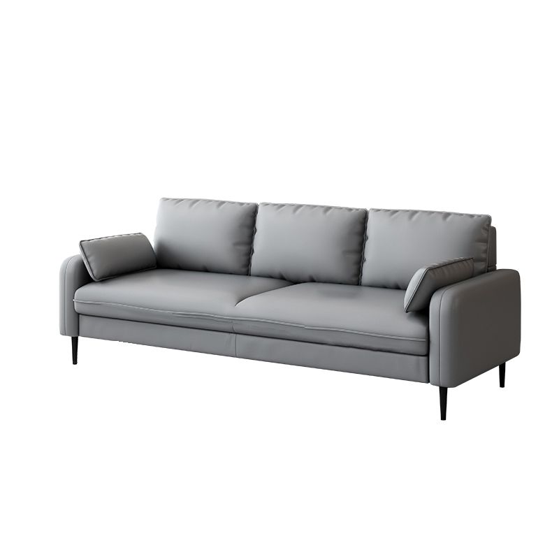 3つの枕を備えた現代ソファスクエアアーム3シーター席