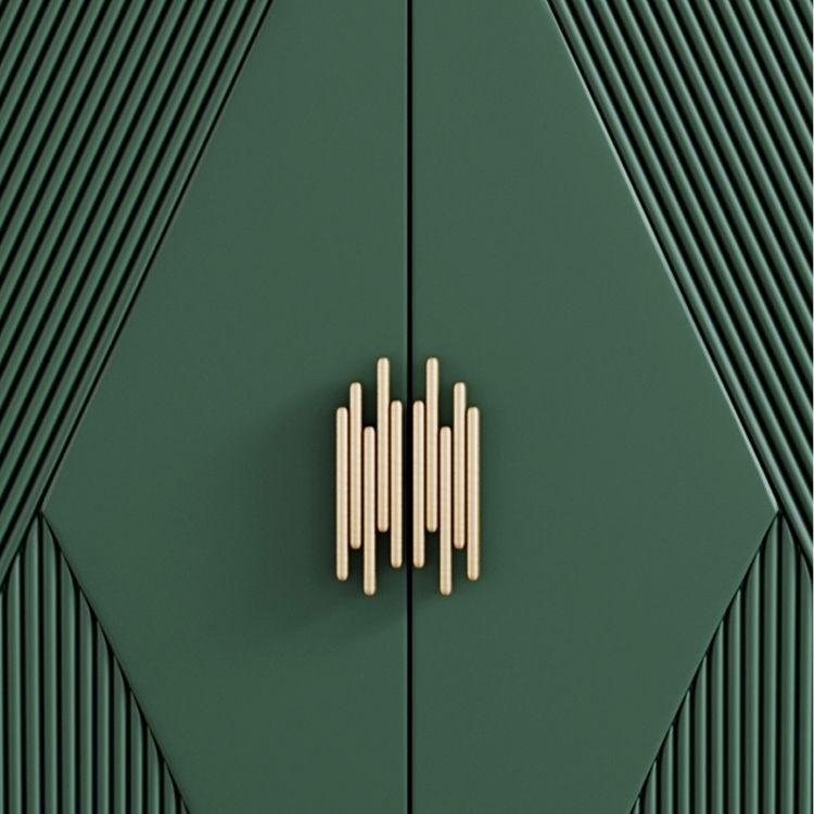 Tavolo a buffet in marmo a buffet glam con porte per sala da pranzo