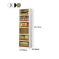 Plastic Contemporary Storage Cabinet Non-Hanging Wardrobe Armoire