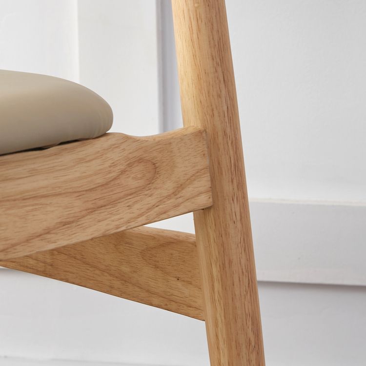 Contemporary Indoor Solid Wood Open Back Dining Side Chair for Restaurant Clearhalo 'Dining Chairs' 'Dining Tables & Seating' 'dining_chair' 'furn' 'furn_dining_chair' 'Furniture' 'Kitchen & Dining Furniture' 1200x1200_716a27ae-1005-439b-9750-2df2be224d90