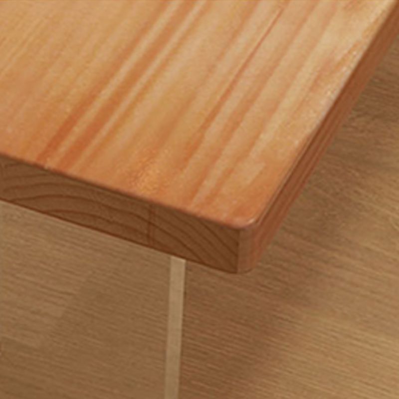 Rectangle Acrylic Base Dining Table Medieval Modern Style Wood Table for Kitchen Clearhalo 'Dining Tables & Seating' 'Dining Tables' 'dining_table' 'furn' 'furn_dining_table' 'Furniture' 'Kitchen & Dining Furniture' 1200x1200_716bff9d-c814-4fb8-a885-23caef9446ba