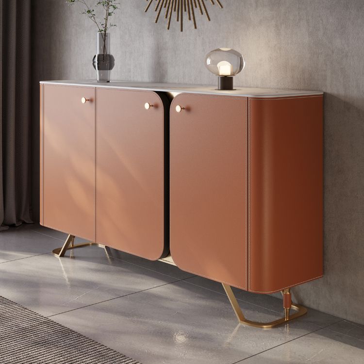 3 Doors Sideboard Buffet Contemporary Dining Server for Kitchen Clearhalo 'buffet_sideboard' 'Buffets & Sideboards' 'furn' 'furn_buffet_sideboard' 'Furniture' 'Kitchen & Dining Furniture' 1200x1200_716c8685-a6b4-479a-9c5b-41e4f7a0a901