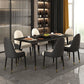 Modern 1/2/7 Pieces Dining Set Rectangle Stone Dining Table for Dining Room