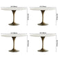 Contemporary Round Dining Table Sintered Stone Table with Brass Tulip Base Clearhalo ' dining_table' 'Dining Tables & Seating' 'Dining Tables' 'furn' 'furn_dining_table' 'Furniture' 'furniture_dining_table' 'Kitchen & Dining Furniture' 'kitchen&dining_furn' 'kitchen' 'kitchen_dining_table' 1200x1200_716deb71-eb5c-4afc-8c61-75a8c5da9e20