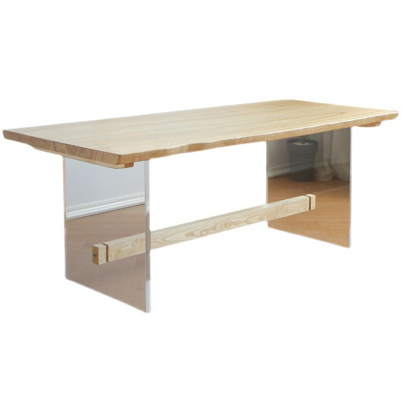 Modern Brown Solid Wood Table Specialty Dining Table for Home