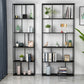 Modern Iron Geometric Shelf Living Room 78.74" Height Bookshelf Clearhalo 'Bookcases' 'furn' 'furn_bookcases' 'Furniture' 'Office Furniture' 1200x1200_7171ccad-894d-48b4-8da5-a0eaa25567c3