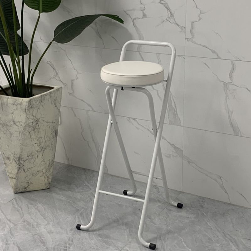 Contemporary Indoor Bar Stools Folding Counter Stool with Metal Legs Clearhalo 'Bar Furniture' 'Bar Stools' 'bar_stools' 'furn' 'furn_bar_stools' 'Furniture' 'Kitchen & Dining Furniture' 1200x1200_71721be9-b3d4-430f-8314-5b16e364ac58