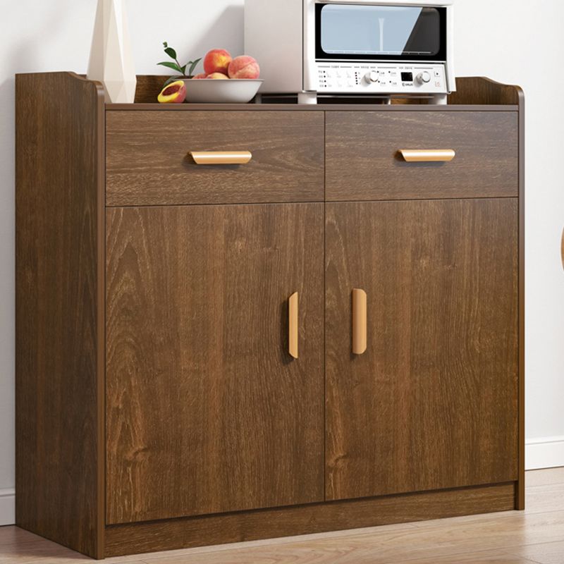 Contemporary Style Buffet Sideboard Wood Sideboard with Cabinets and Drawer Clearhalo 'buffet_sideboard' 'Buffets & Sideboards' 'furn' 'furn_buffet_sideboard' 'Furniture' 'Kitchen & Dining Furniture' 1200x1200_7175213a-65c1-452e-834e-6bd72323854d