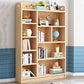 Scandinavian Natural Standard Bookshelf Pine Wood Vertical Bookcase Clearhalo 'Bookcases' 'furn' 'furn_bookcases' 'Furniture' 'furniture_bookcases' 'Office Furniture' 1200x1200_71767684-e493-41d3-b6a6-97ff9e227632