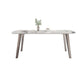 Contemporary Stone Dining Table Set 1/2/5/7 Pieces Dining Set for Home Use Clearhalo 'Dining Room Sets' 'Dining Tables & Seating' 'dining_room_set' 'furn' 'furn_dining_room_set' 'Furniture' 'Kitchen & Dining Furniture' 1200x1200_71769bad-418b-46a9-ab70-44f027ef54cf