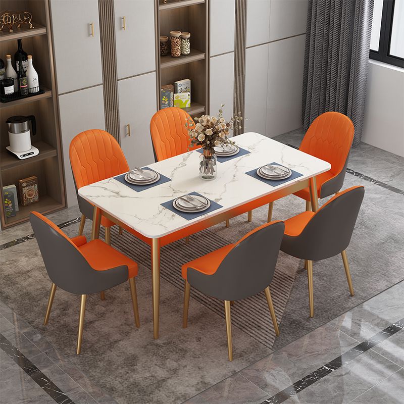 Modern Kitchen Sintered Stone Furniture of Standard Height Formal Dining¬†Room¬†Table¬†Set Clearhalo 'Dining Room Sets' 'Dining Tables & Seating' 'dining_room_set' 'furn' 'furn_dining_room_set' 'Furniture' 'furniture_dining_room_set' 'Kitchen & Dining Furniture' 'kitchen&dining_furn' 'kitchen' 1200x1200_717722c9-023f-412a-97c0-ccfdf478cfbb