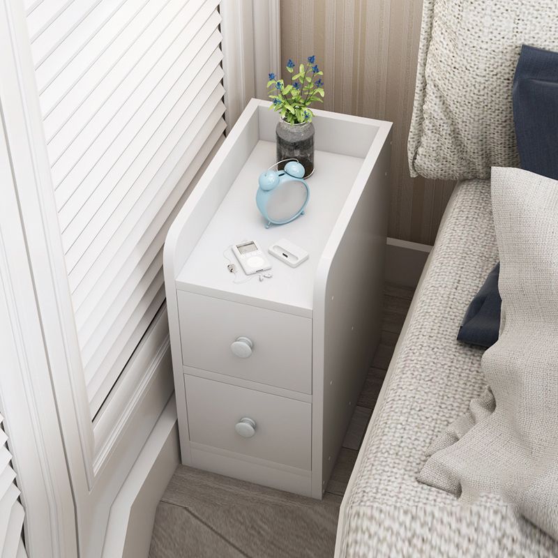 Platos modernos Camino de noche Mesa nocturna de almacenamiento de cajones de 20 ''