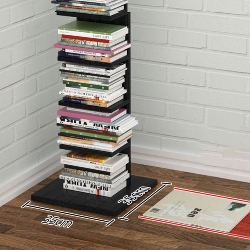 13.78"W Bookcase Contemporary Style Invisible Bookshelf for Home Office Clearhalo 'Bookcases' 'furn' 'furn_bookcases' 'Furniture' 'Office Furniture' 1200x1200_7179546b-3f56-4ccf-bfde-123e7870d94e