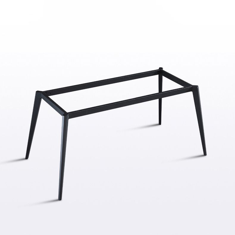 Rechthoek moderne stenen tafel standaard hoogte eettafel met 4 poten