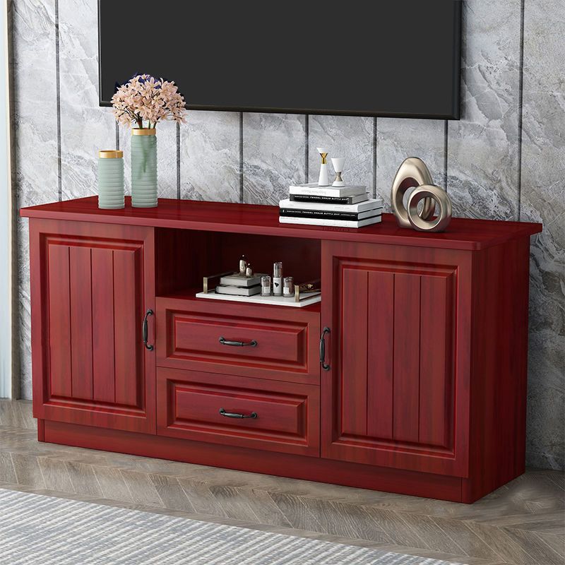Wooden TV Cabinet Traditional Style Home Living Room Stand Console with Drawers Clearhalo 'furn' 'furn_tv_stands_entertainment_centers' 'Furniture' 'Living Room Furniture' 'TV Stands & Entertainment Centers' 'TV Stands & Media Storage Furniture' 'tv_stands_entertainment_centers' 1200x1200_717c3af2-5a25-4e91-93a2-6a15dc1bfa9a
