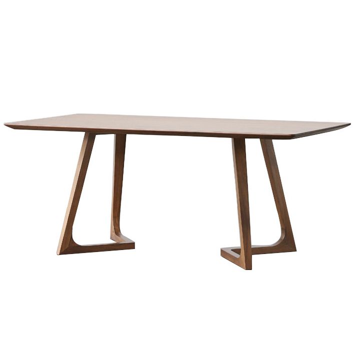 Double Pedestal Home Furniture Pine Solid Wood Rectangle Dining Room Collection Clearhalo ' dining_table' 'Dining Tables & Seating' 'Dining Tables' 'furn' 'furn_dining_table' 'Furniture' 'furniture_dining_table' 'Kitchen & Dining Furniture' 'kitchen&dining_furn' 'kitchen' 'kitchen_dining_table' 1200x1200_717d9d98-4c90-432e-9b29-3c849544421c