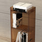 10"W Bookshelf Glam Style Closed Back Acrylic Bookcase for Office Home Study Room Clearhalo 'Bookcases' 'furn' 'furn_bookcases' 'Furniture' 'furniture_bookcases' 'Office Furniture' 1200x1200_717e07e1-4415-4ebf-b05f-6b356eaba3e9