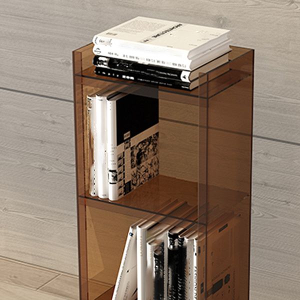 10"W Bookshelf Glam Style Closed Back Acrylic Bookcase for Office Home Study Room Clearhalo 'Bookcases' 'furn' 'furn_bookcases' 'Furniture' 'furniture_bookcases' 'Office Furniture' 1200x1200_717e07e1-4415-4ebf-b05f-6b356eaba3e9