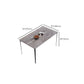 Stone Top Dining Room Dinner Kitchen Table Rectangle Dining Table with 4 Legs Clearhalo 'Dining Tables & Seating' 'Dining Tables' 'dining_table' 'furn' 'furn_dining_table' 'Furniture' 'Kitchen & Dining Furniture' 1200x1200_717f50ab-2387-406d-a803-c7e2af24a7fa