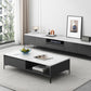 Glam 4-Bein-Couchtisch mit künstlicher Platte, rechteckiger Home-Cocktail-Tisch