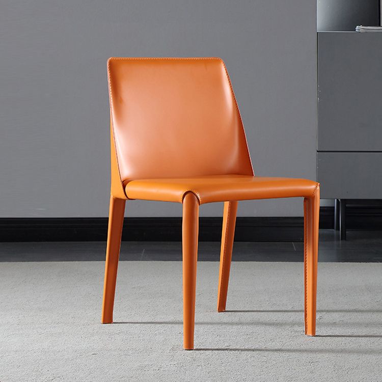 Contemporary Style Dining Chairs Armless Kitchen Chairs with Metal Legs Clearhalo ' kitchen&dining_furn' 'Dining Chairs' 'Dining Tables & Seating' 'dining_chair' 'furn' 'furn_dining_chair' 'Furniture' 'furniture_dining_chair' 'Kitchen & Dining Furniture' 'kitchen' 1200x1200_71803654-284c-490e-8715-6609ec148bbb