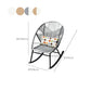 Contemporary Rocking Chair Wicker Spindle Backrest Metal Chair Legs Porch Rocking Chair Clearhalo 'Chairs & Seating' 'furn' 'furn_rocking_chairs' 'Furniture' 'Living Room Furniture' 'Rocking Chairs' 'rocking_chairs' 1200x1200_718095e6-a288-4cfa-9f24-6e8284334ab1