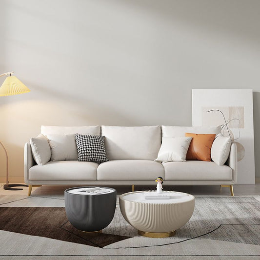 Contemporary Square Arm Couch Pillow Back Settee for Three People Clearhalo 'furn' 'furn_sofas' 'Furniture' 'furniture_sofas' 'Living Room Furniture' 'Sofa' 'sofas' 1200x1200_71815bf1-7b68-4d8c-abdc-0a4a6e652cbe