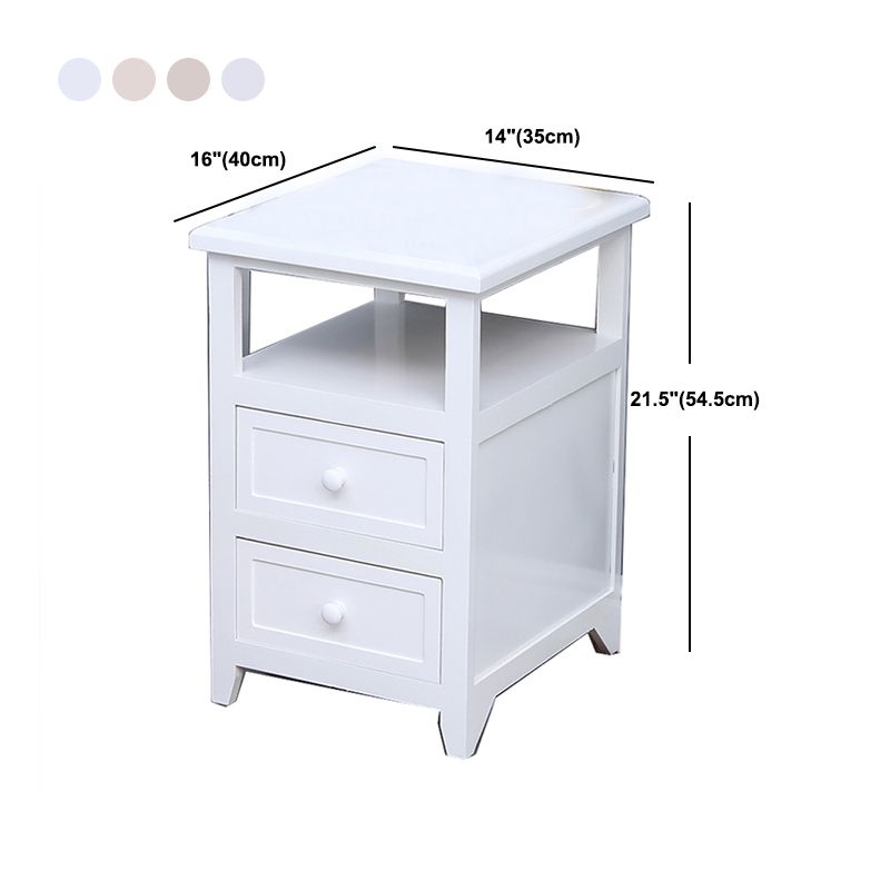 Modern Solid Wood Nightstand Drawers Storage 21 Inch H Legs Included Night Table Clearhalo 'Bedroom Furniture' 'furn' 'furn_night_stand' 'Furniture' 'night_stand' 'Nightstands' 1200x1200_7181b6e0-d1ec-4935-80d6-dc2a35ab5fae