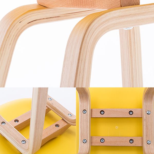 Scandinavia Style Bar-stool Wooden Legs PP Seat for Restaurant Bar Clearhalo 'Bar Furniture' 'Bar Stools' 'bar_stools' 'furn' 'furn_bar_stools' 'furniture_bar_stools' 'Kitchen & Dining Furniture' 'kitchen&dining_furn' 'kitchen' 'kitchen_furn' Furniture' 1200x1200_71846ecb-1580-4e51-9ca9-4f6ba41b439b