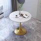 Contemporary Round Dining Table Sintered Stone Dining Table for Dining Room Clearhalo ' dining_table' 'Dining Tables & Seating' 'Dining Tables' 'furn' 'furn_dining_table' 'Furniture' 'furniture_dining_table' 'Kitchen & Dining Furniture' 'kitchen&dining_furn' 'kitchen' 'kitchen_dining_table' 1200x1200_718542f4-d12a-44c4-9f35-5855b5b12e9a